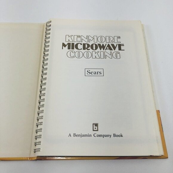 Vintage Sears Kenmore Microwave Cooking Cookbook Recipe Book Picture Beginner - Picture 4 of 10